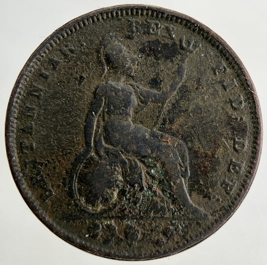 1828 George IV Farthing Coin | Collectable Grade