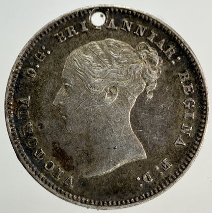 1876 Victoria Maundy Four - Pence Silver Coin | Very High Grade