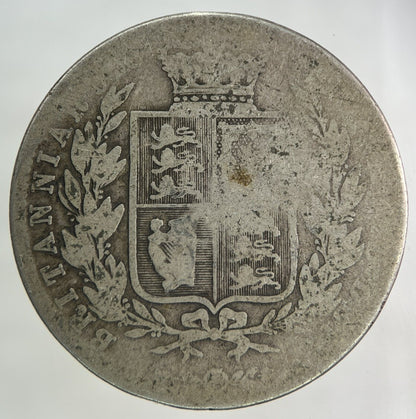 1874 Victoria Half - Crown Silver Coin | Collectable Grade