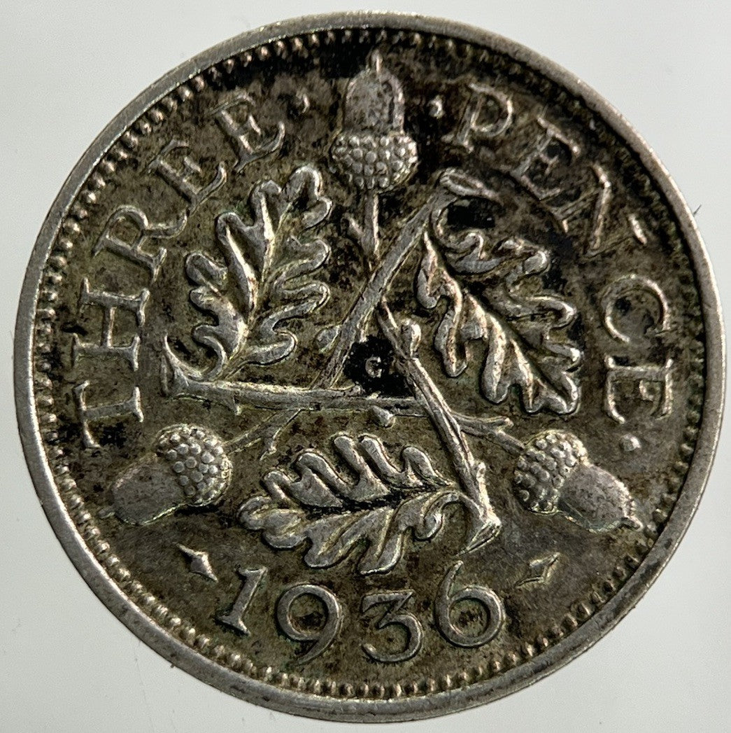 1936 George V Threepence Silver Coin | Very High Grade