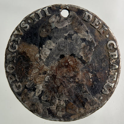 1787 George III 3rd Shilling Silver Coin | Fine Collectable Grade
