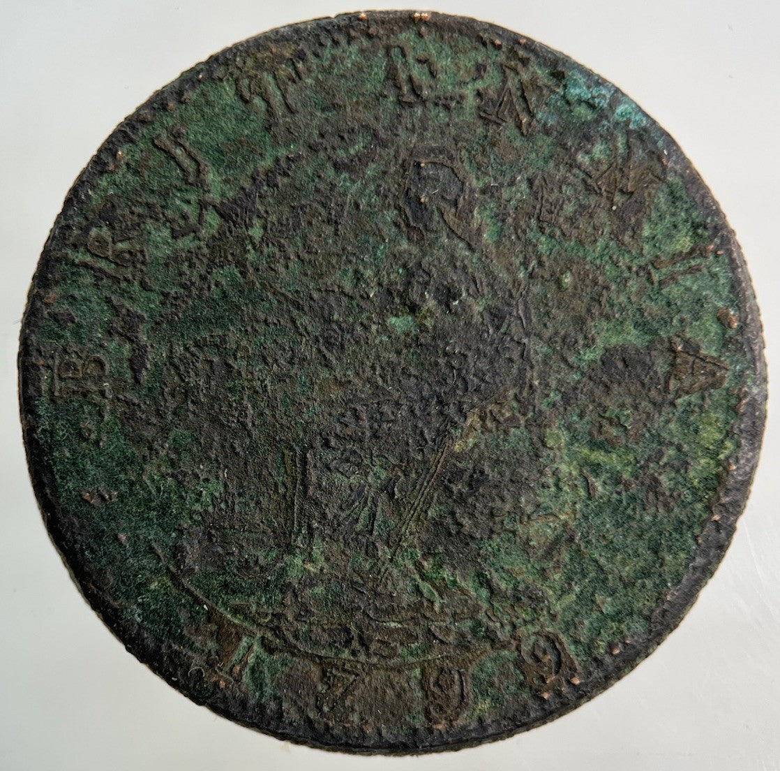 1799 George III 3rd Half - Penny Coin | Worn Grade
