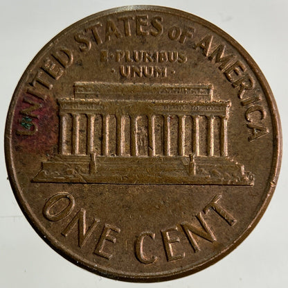 1972 - D US USA Lincoln One Cent Coin | Fine Collectable Grade