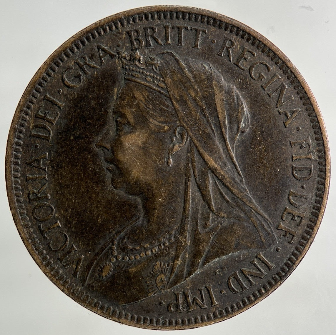 1896 Victoria Half - Penny Coin | Very High Grade