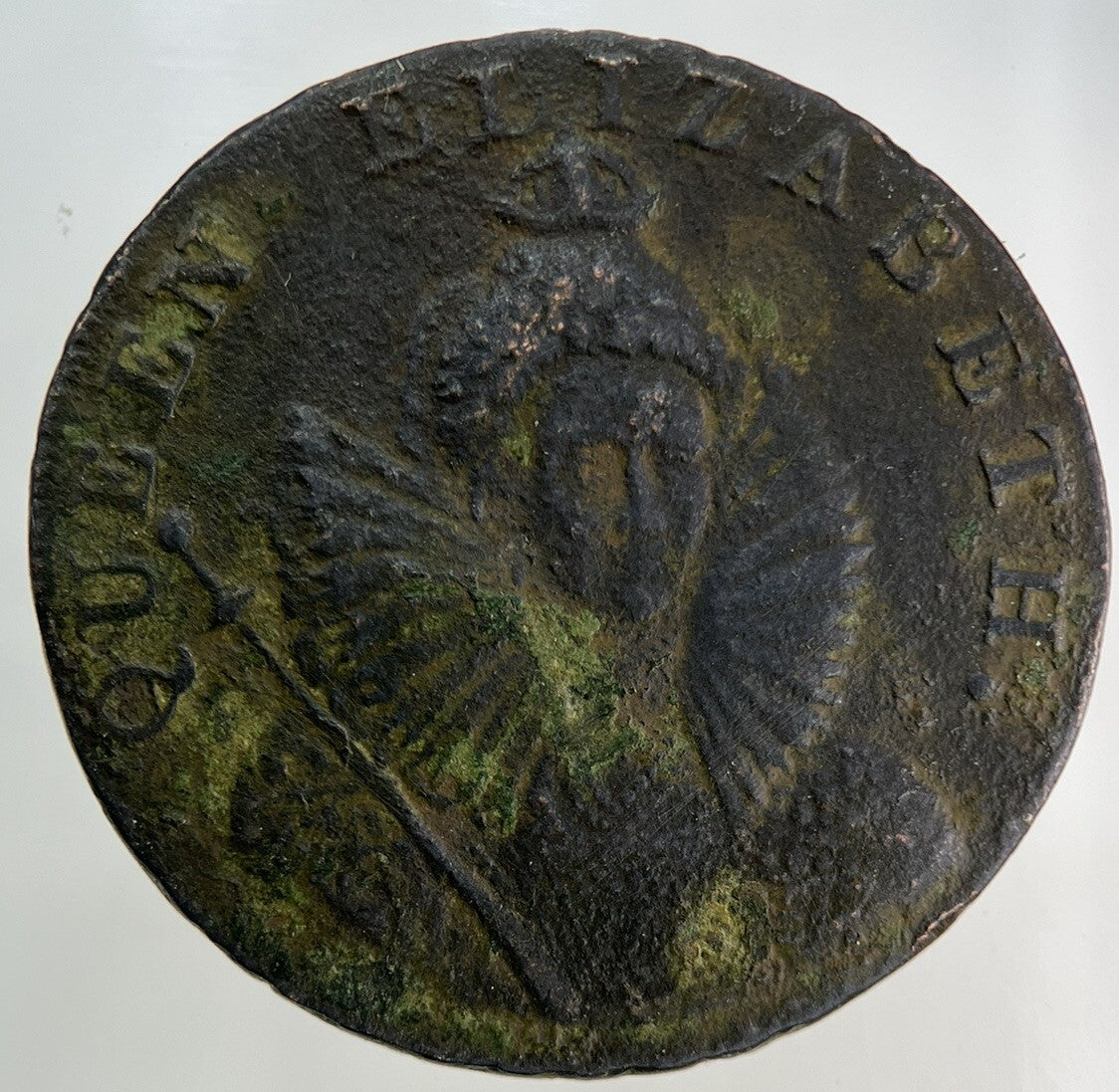 1794 Queen Elizabeth Chichester Half - Penny Coin | Fine Collectable Grade