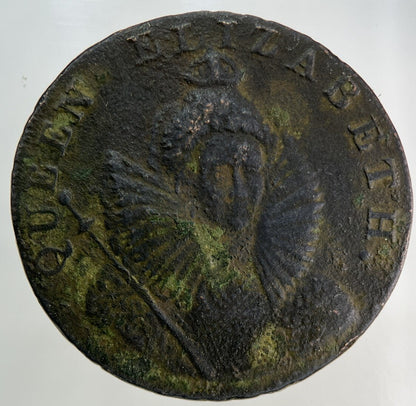1794 Queen Elizabeth Chichester Half - Penny Coin | Fine Collectable Grade