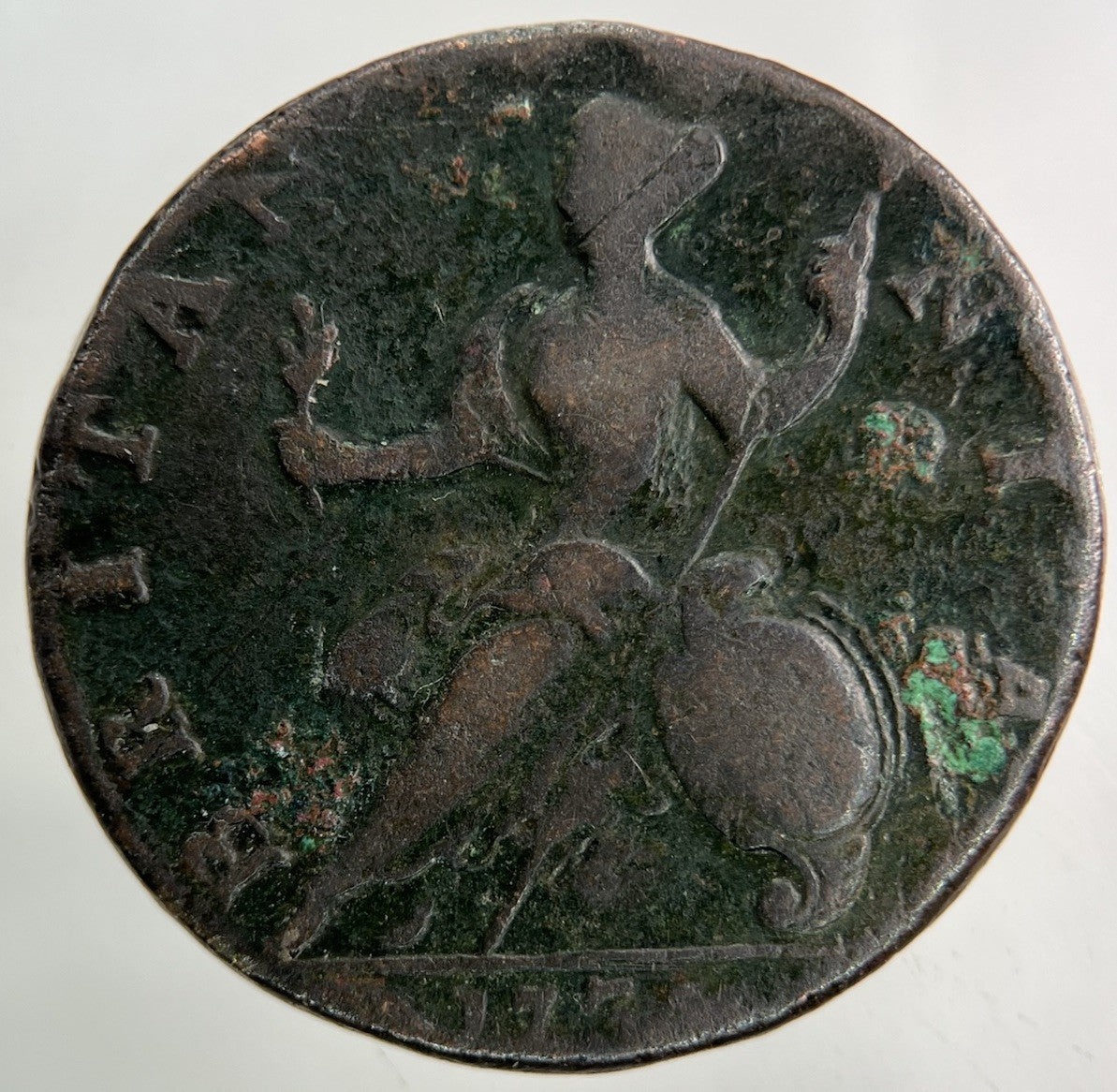 1734 George II 2nd Half - Penny Coin | Fine Collectable Grade