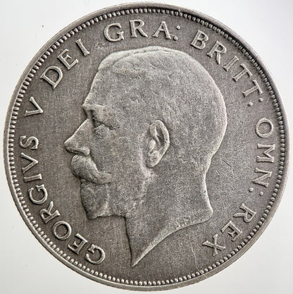 1921 George V Half - Crown Silver Coin | Very High Grade