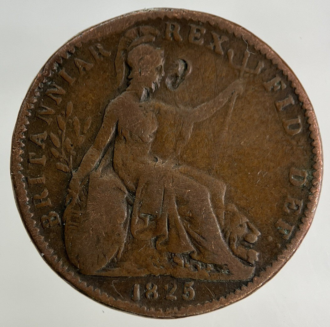 1825 George IV Farthing Coin | Fine Collectable Grade