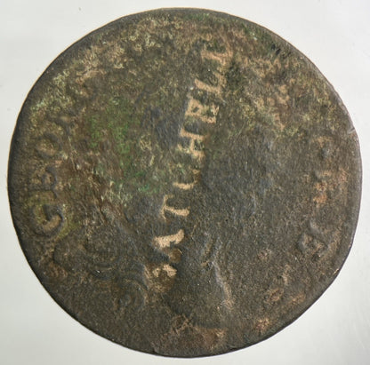 1782 Stamped Irish Half - Penny Coin | Collectable Grade
