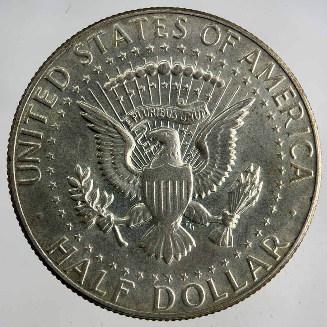 1969 - D US USA Kennedy Half Dollar Silver Coin | Fine Collectable Grade