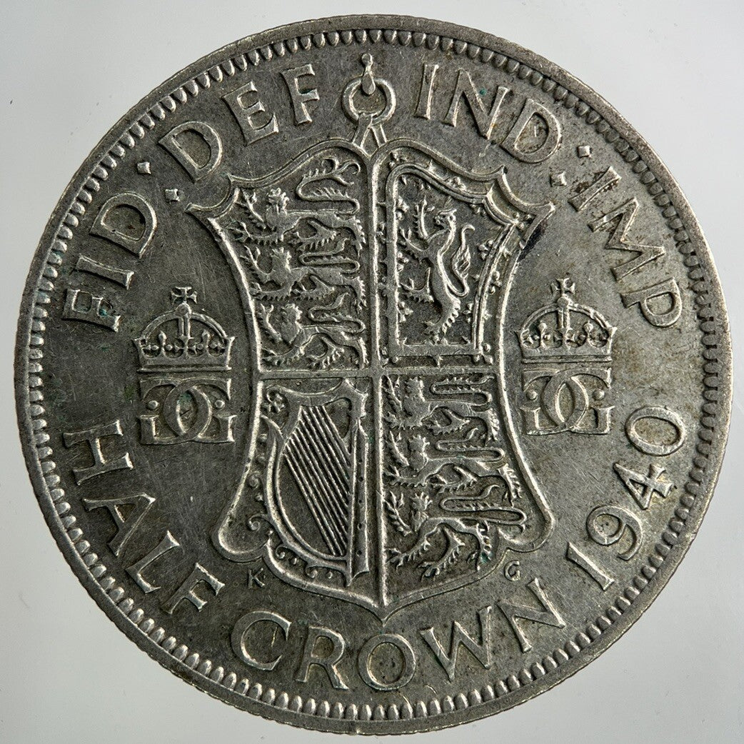 1946 George VI Half - Crown Silver Coin | Fine Collectable Grade