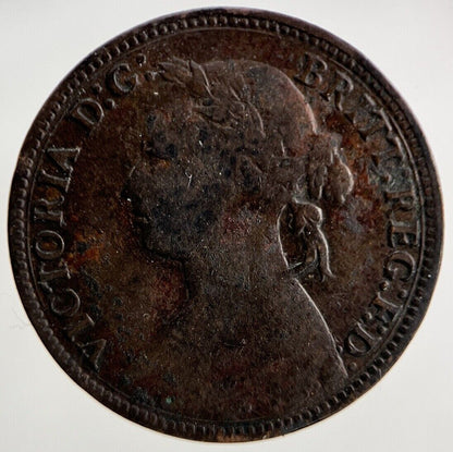 1874 - H Victoria Farthing Coin | Collectable Grade