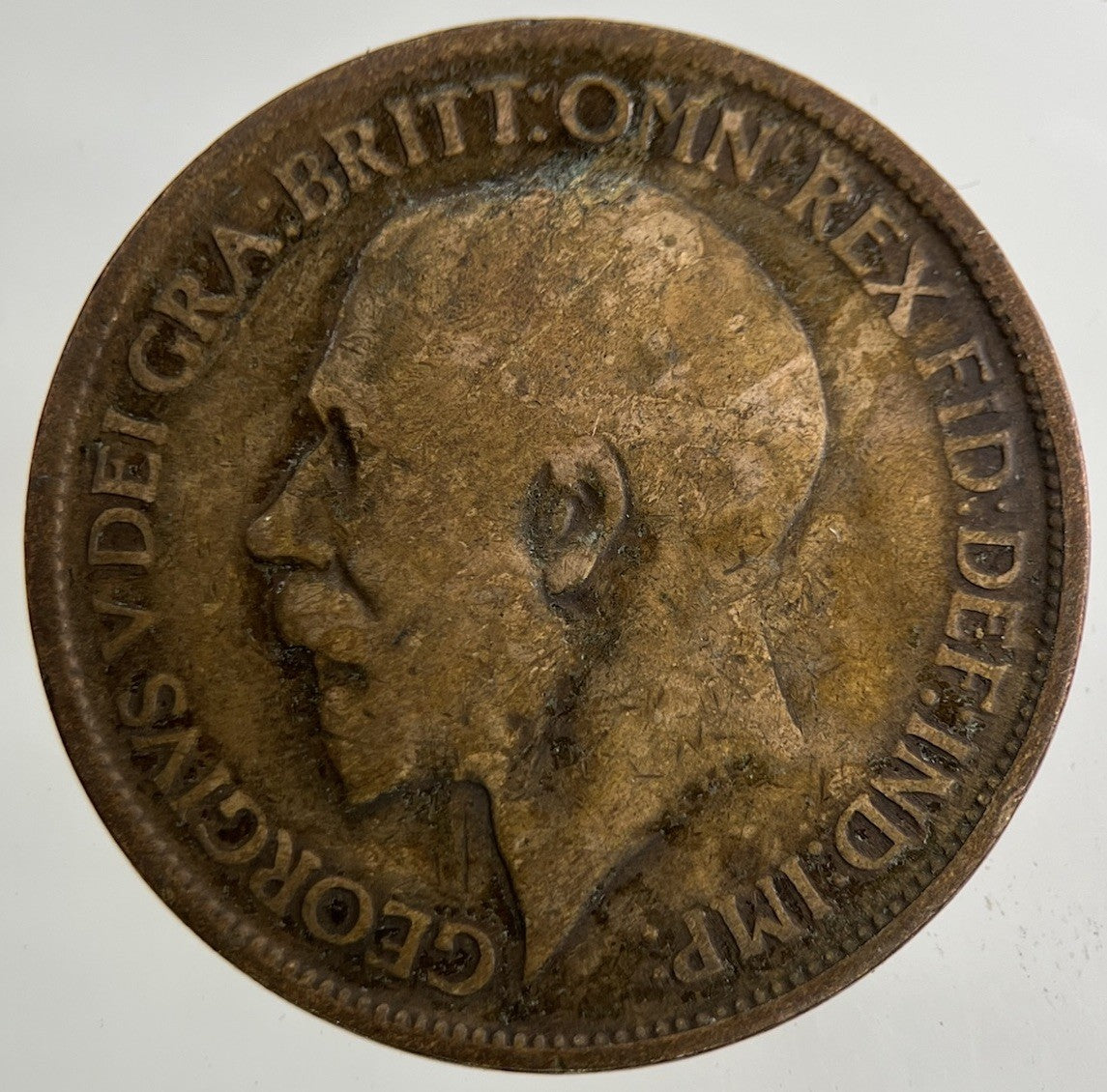 1916 George V Half - Penny Coin | Fair Grade