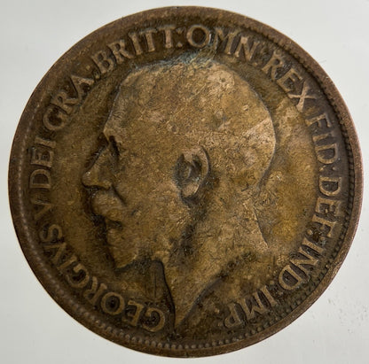 1916 George V Half - Penny Coin | Fair Grade