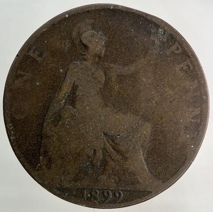 1899 Victoria One Penny Coin | Collectable Grade