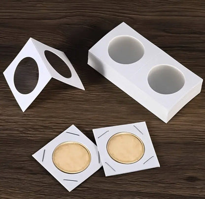 40mm Coin 2x2 Flips Holders - UK Stock - Quantity 50 - Other Sizes Available