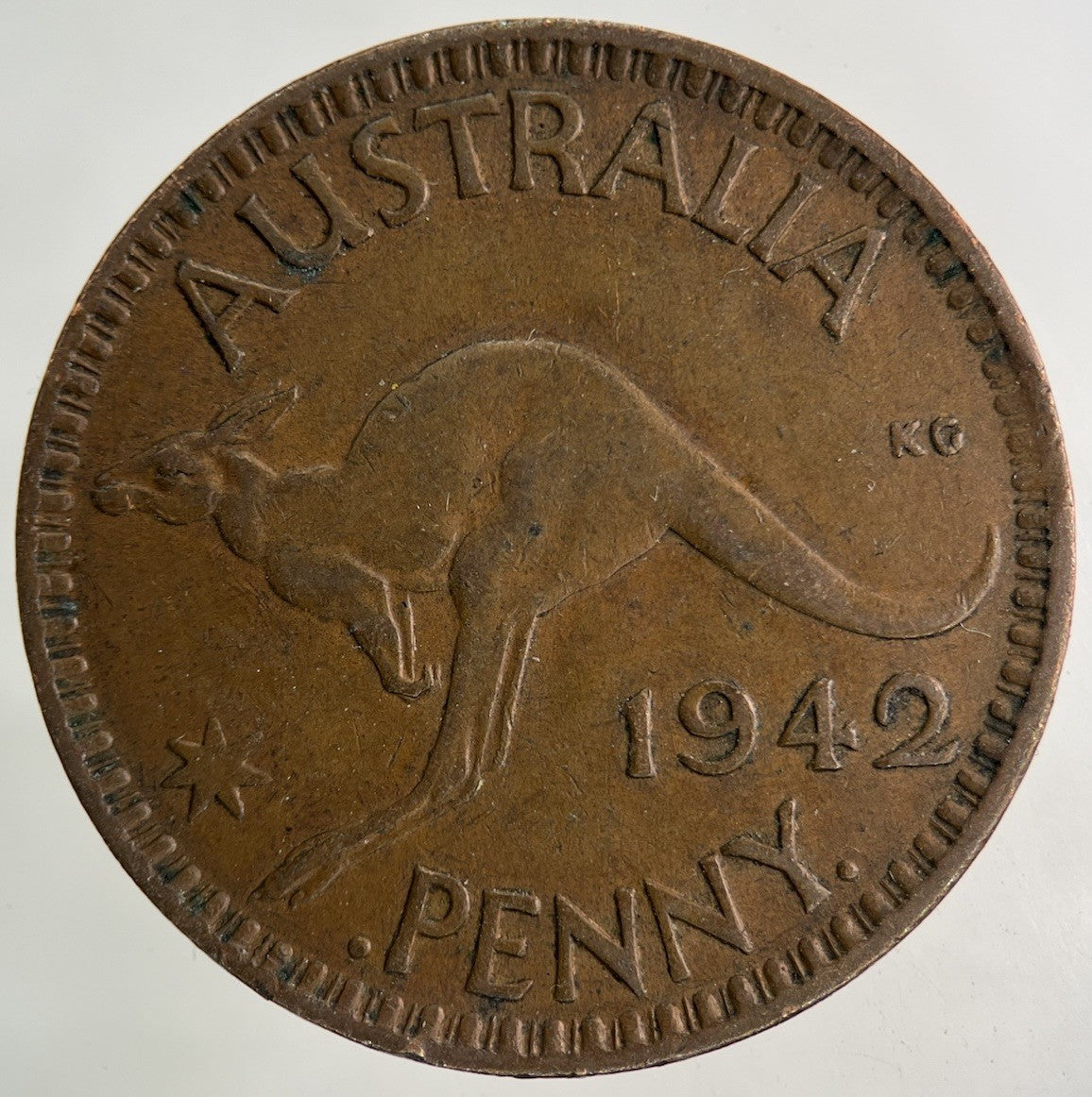 1942 Australia One Penny Coin | Fine Collectable Grade