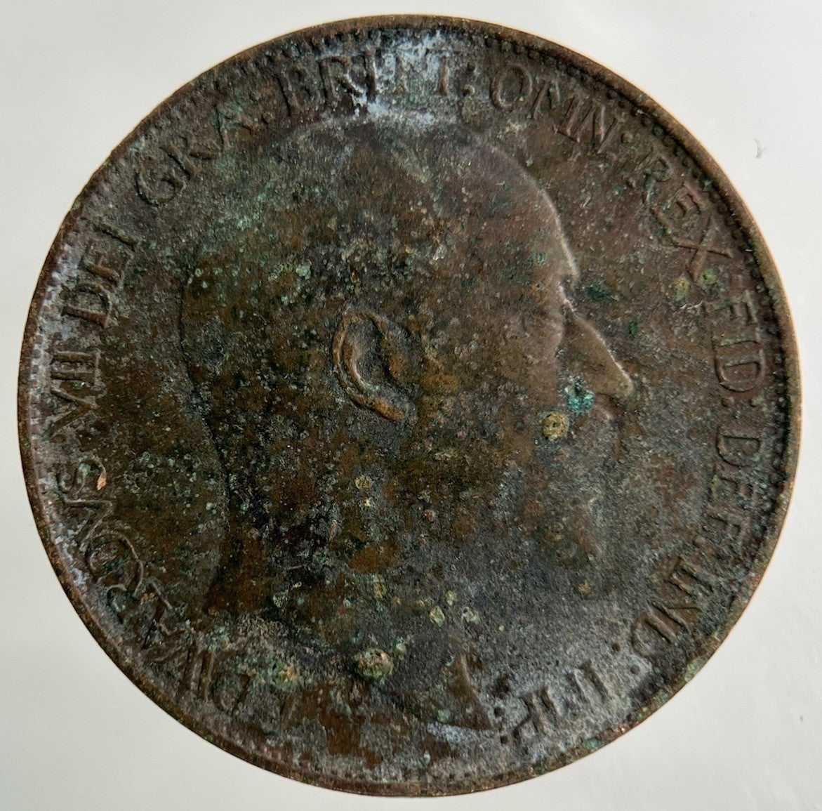 1908 Edward VII Half - Penny Coin | Fine Collectable Grade