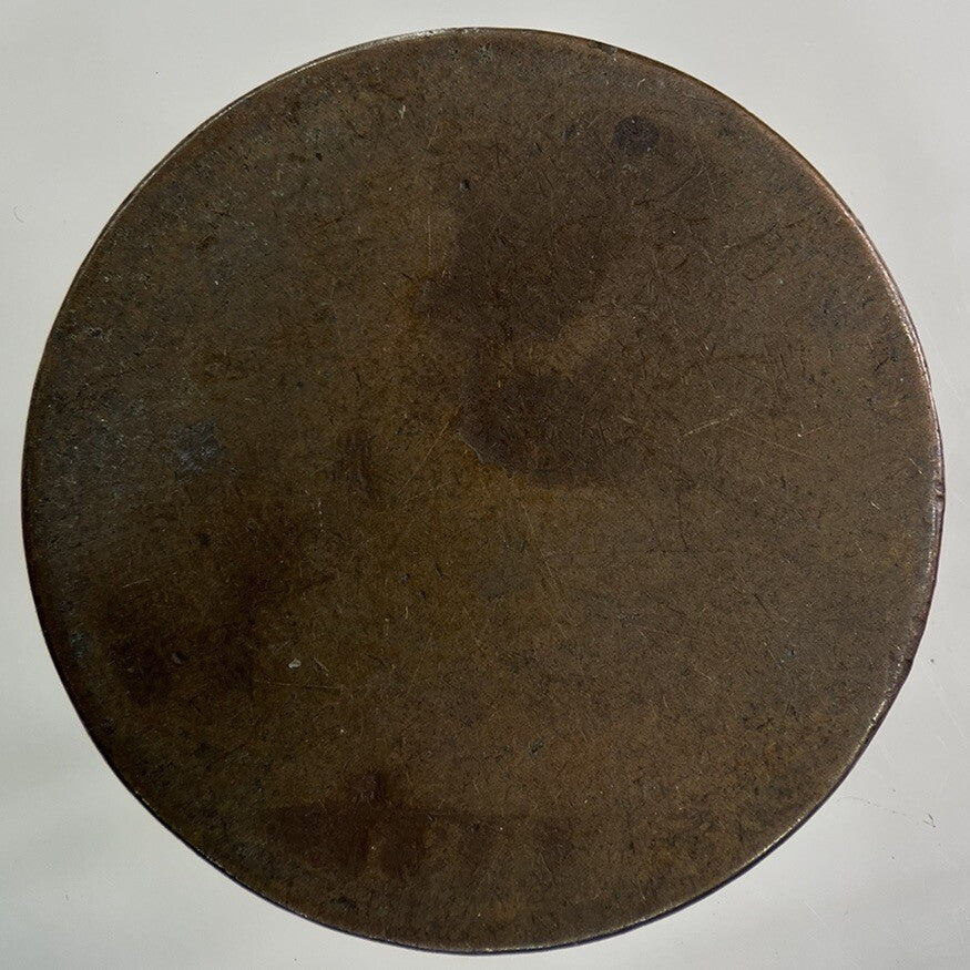 British Victoria One Penny Coin | Worn Grade