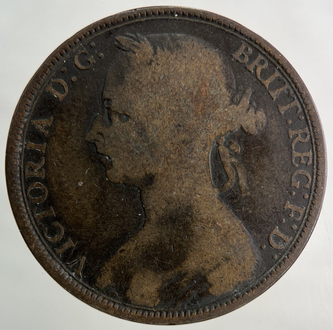 1891 Victoria One Penny Coin | Collectable Grade