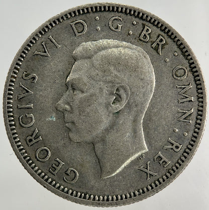 1941 George VI Shilling Silver Coin | Fine Collectable Grade