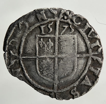 1575 Elizabeth I 1st Threepence Hammered Silver Coin | Collectable Grade