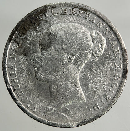 1846 Victoria Sixpence Silver Coin | Fine Collectable Grade