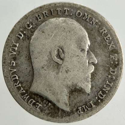 1902 Edward VII Threepence Silver Coin | Collectable Grade