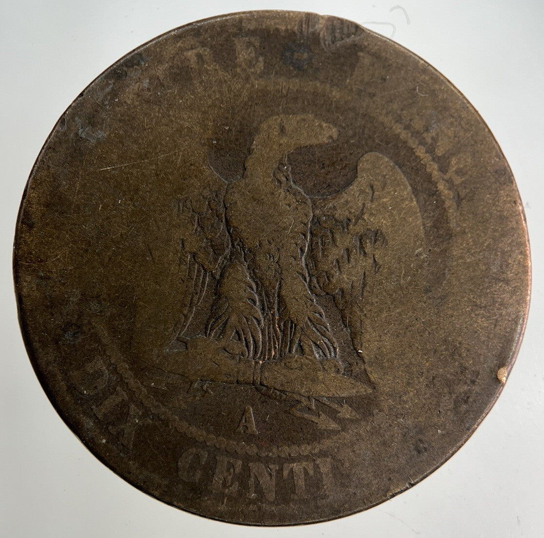 1855 France 10 Centimes Coin | Collectable Grade