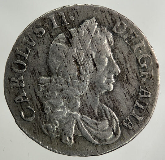 1680 Charles II 2nd Maundy Three - Pence Silver Coin | Very High Grade