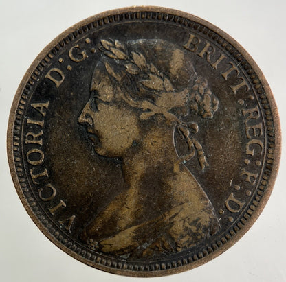 1889 Victoria Half - Penny Coin | Fine Collectable Grade