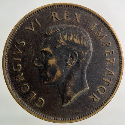 1942 South Africa One Penny Coin | Fine Collectable Grade