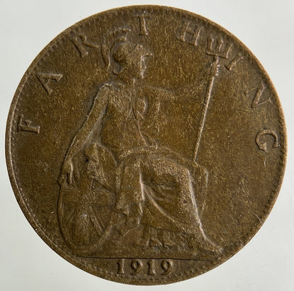 1919 George V Farthing Coin | Collectable Grade