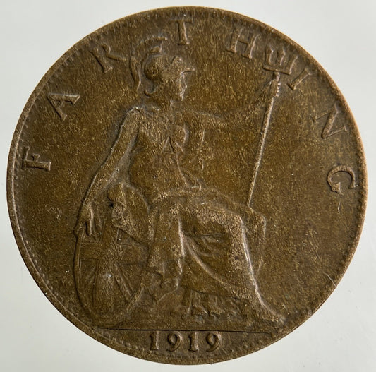 1919 George V Farthing Coin | Collectable Grade