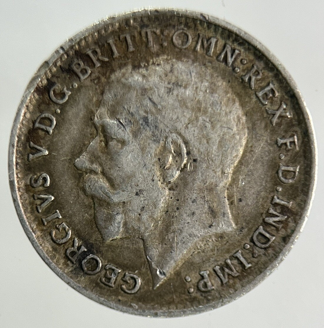 1916 George V Threepence Silver Coin | Very High Grade