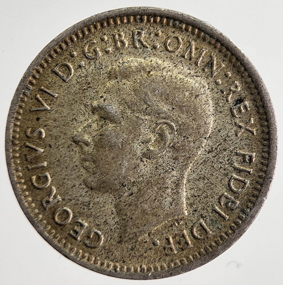 1952 Australia Threepence Silver Coin | Fine Collectable Grade | a8520