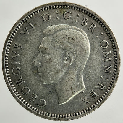 1941 George VI Sixpence Silver Coin | Fine Collectable Grade