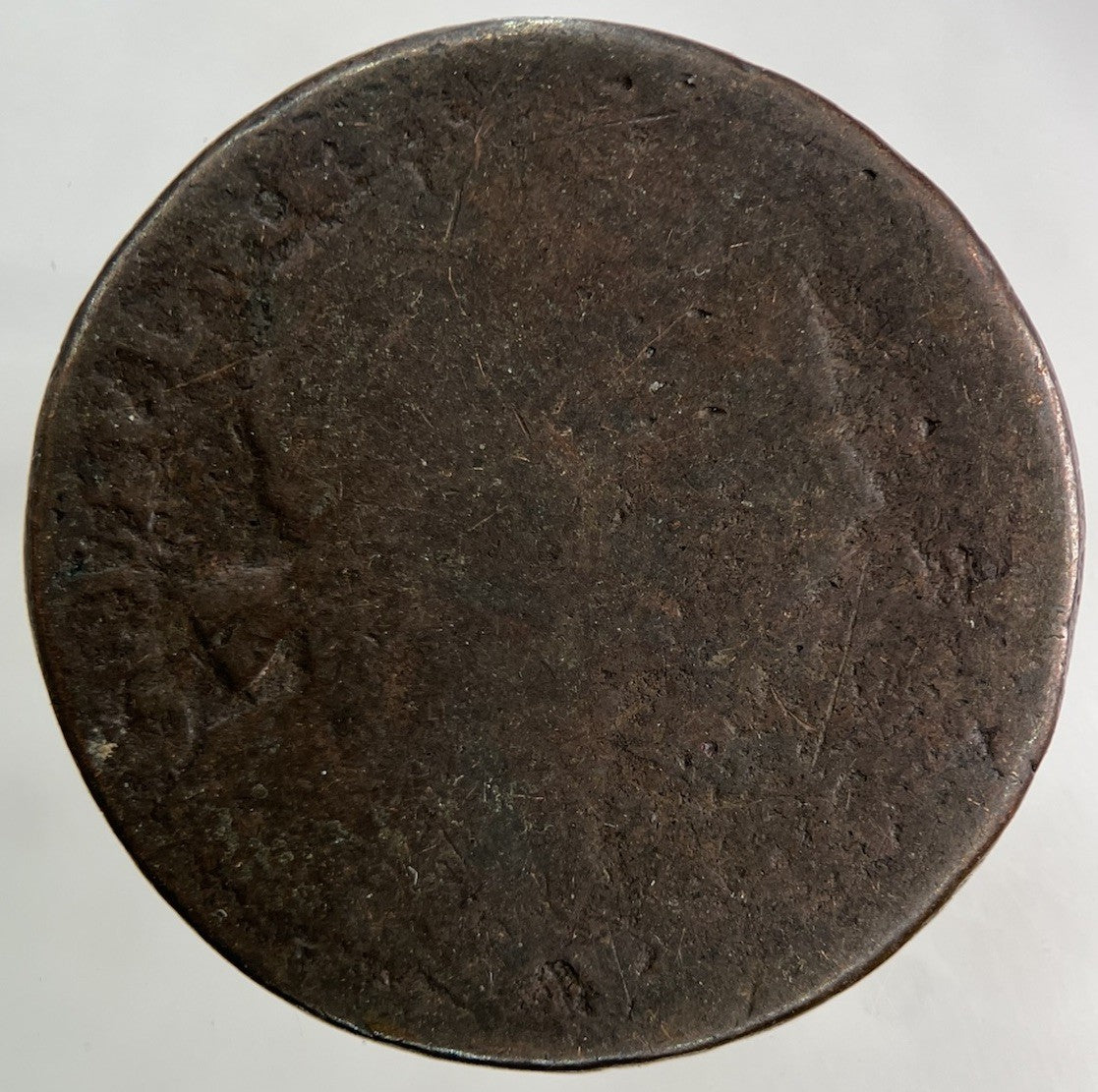 1694 William III 3rd & Mary Half - Penny Coin | Fair Grade