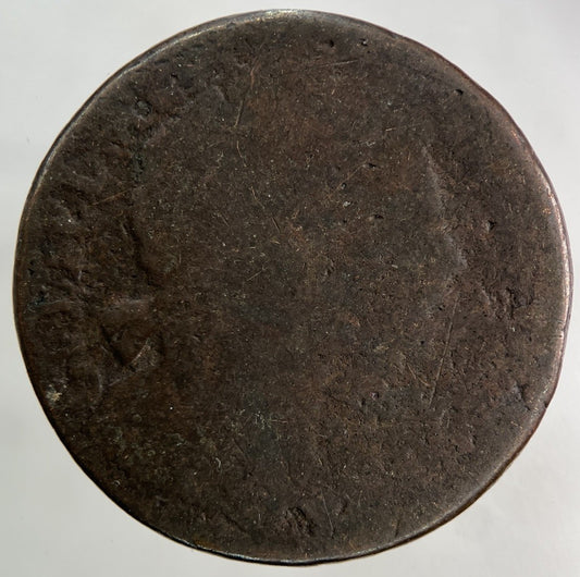 1694 William III 3rd & Mary Half - Penny Coin | Fair Grade