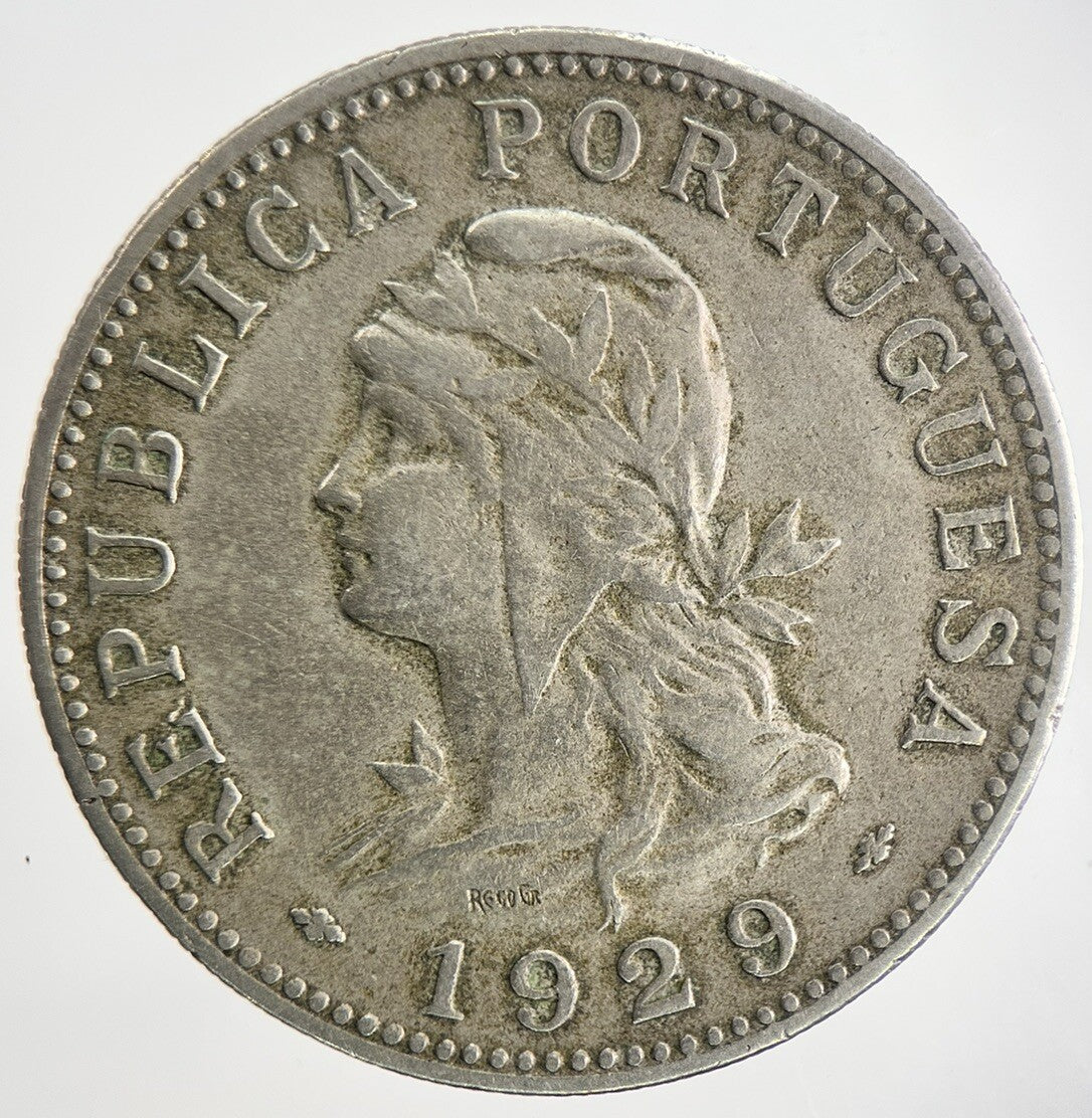1929 Portugal 50 Centavos Coin | Fine Collectable Grade | a5715