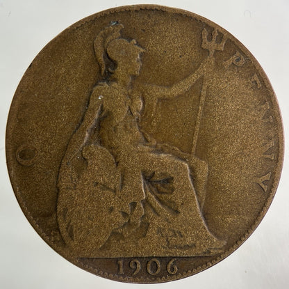 1906 Edward VII One Penny Coin | Collectable Grade