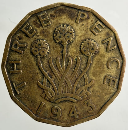 1943 George VI Threepence Coin | Collectable Grade