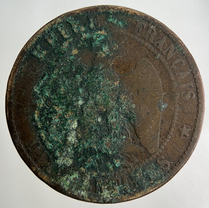 1853 France 10 Centimes Coin | Collectable Grade