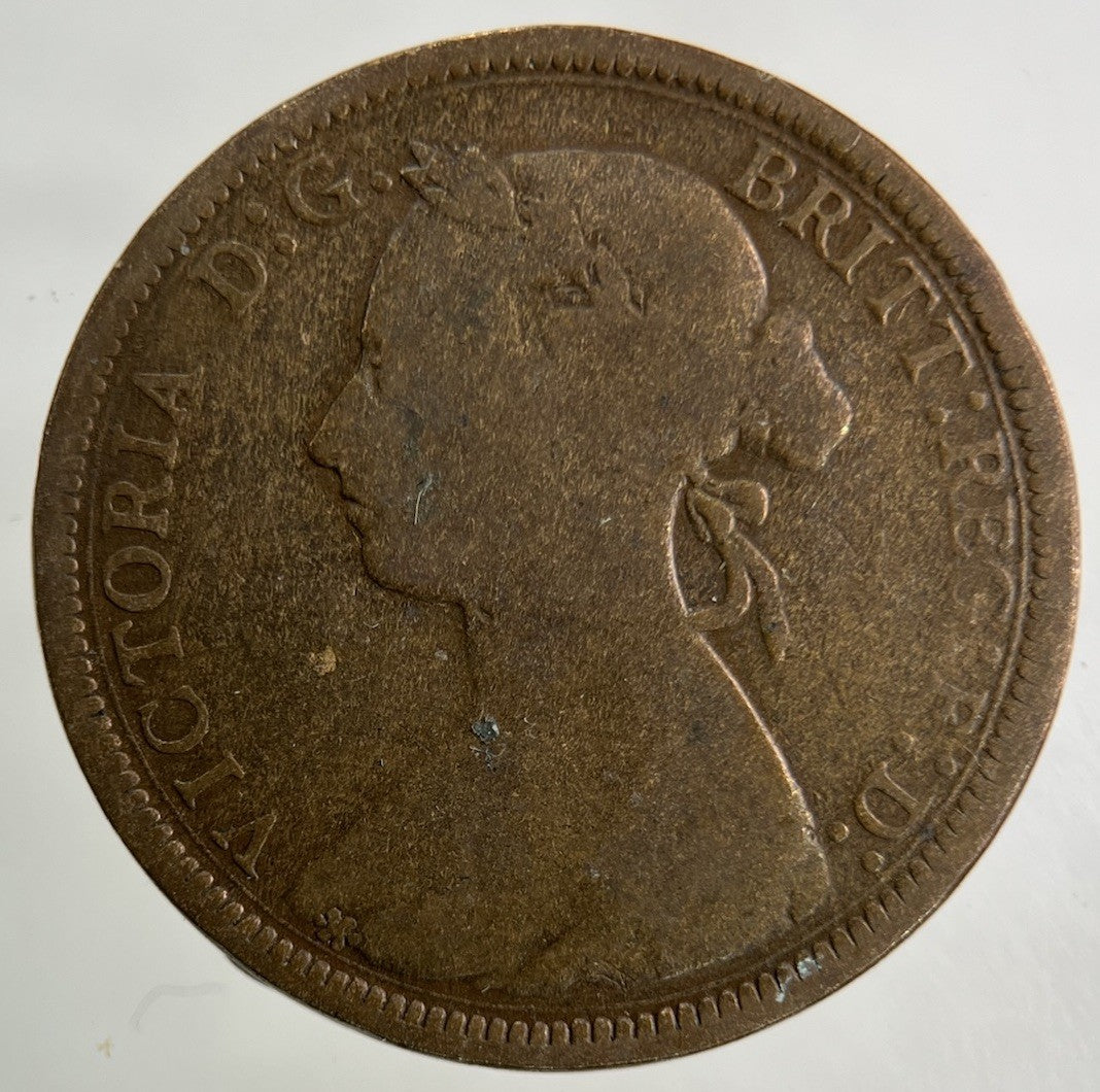 1889 Victoria Half - Penny Coin | Collectable Grade