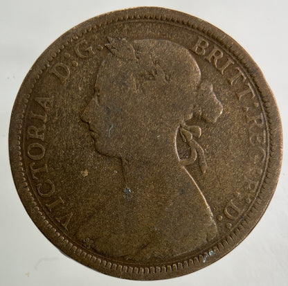 1889 Victoria Half - Penny Coin | Collectable Grade