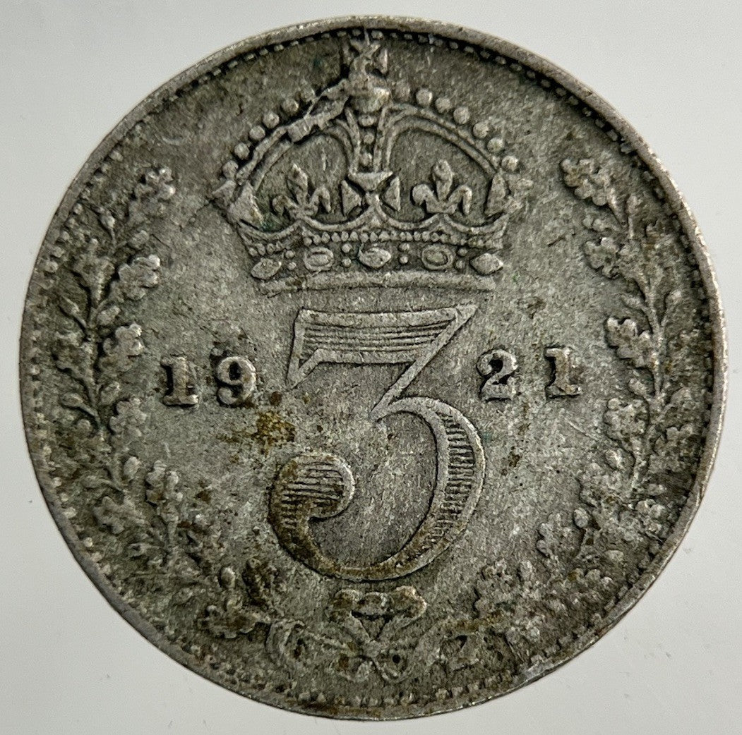 1921 George V Threepence Silver Coin | Collectable Grade