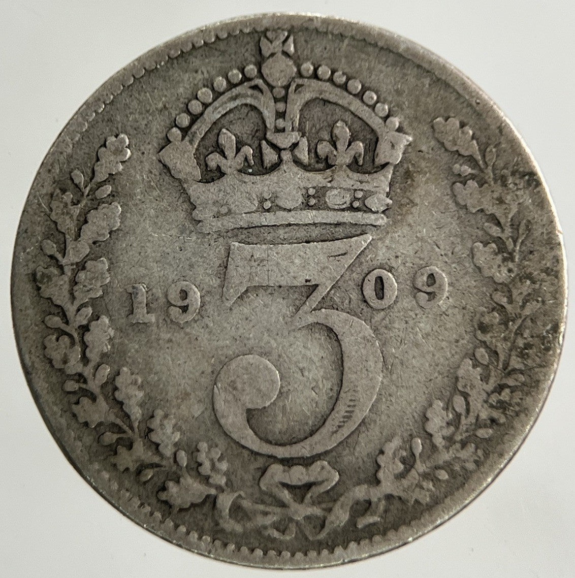 1909 Edward VII Threepence Silver Coin | Collectable Grade