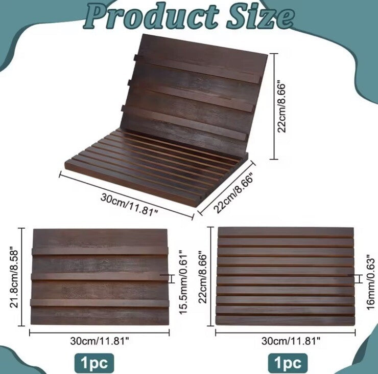 Coin Display Wooden Wood Stand - 11 Rows For 1oz Silver or Gold Coins