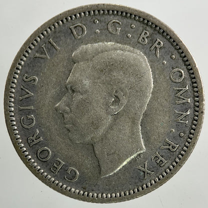 1942 George VI Sixpence Silver Coin | Fine Collectable Grade